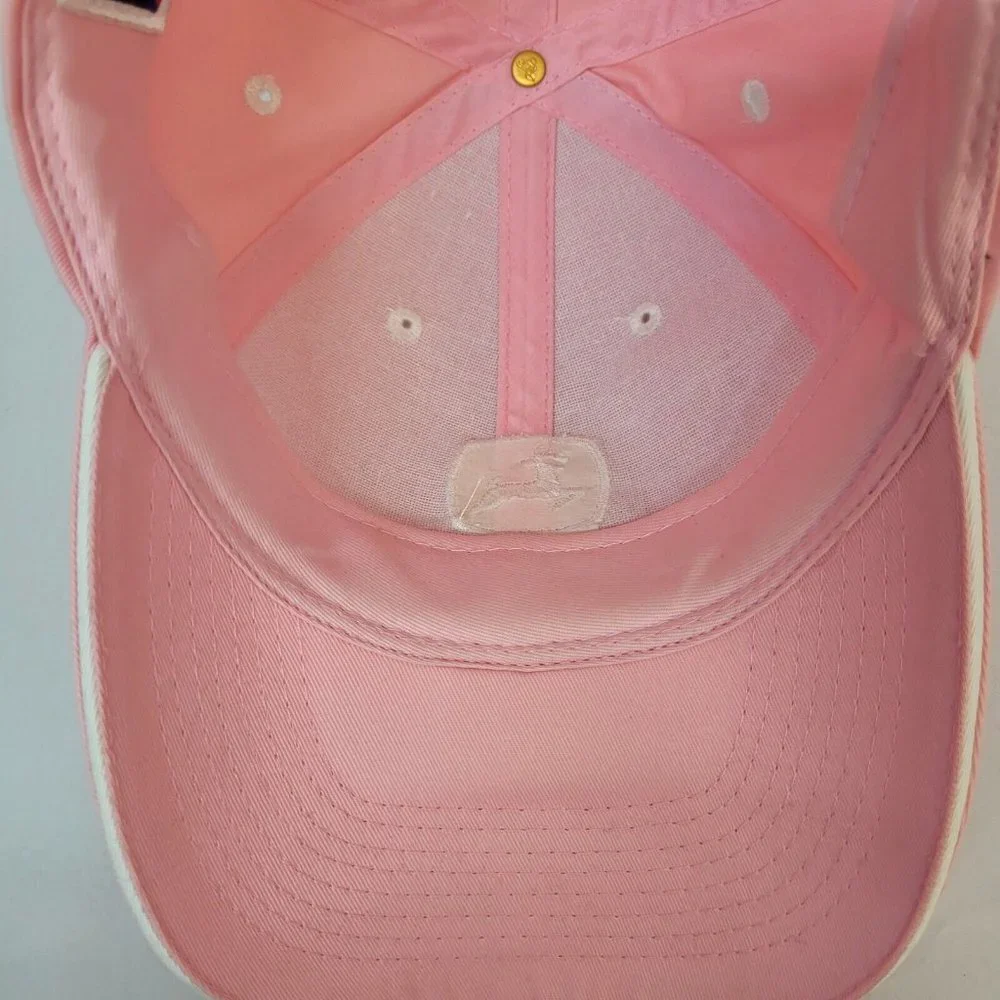 John Deere Womens Pink Baseball Cap Hat Adjustable Stag Logo - Picture 7 of 8